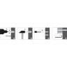 Крючок двойной WASSERKRAFT BERKEL К-6823D K-6823D