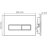 Система инсталляции для унитазов WASSERKRAFT GLAN 66TLT.010.ME.BL.MG03